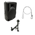 Pro Mount Powered HA-C15A Active Audio & PA 1000W Speaker DJ Wall 15" Harmony