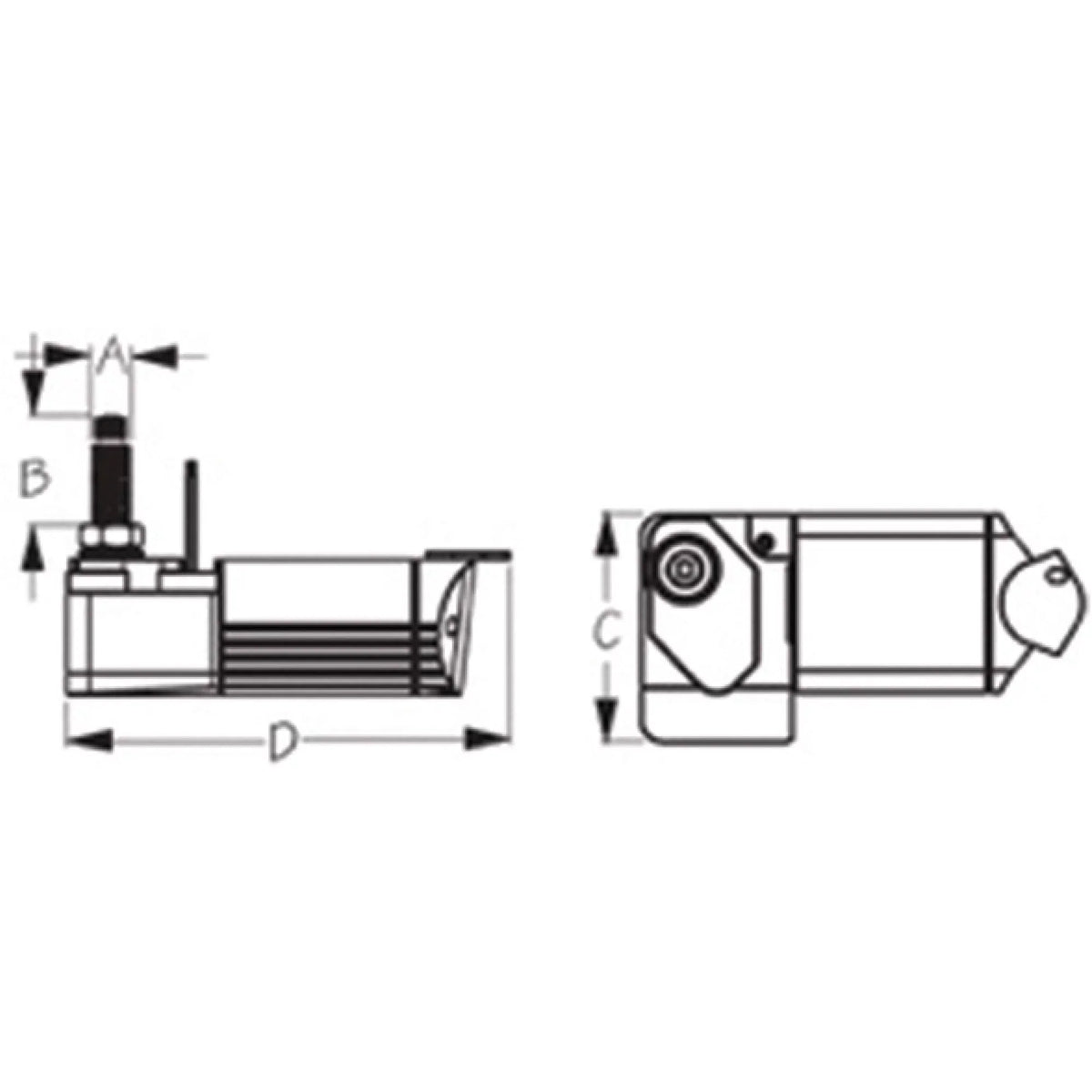 Wiper Dog 80D Sweep 412238W3; Motor-3.5 Sea