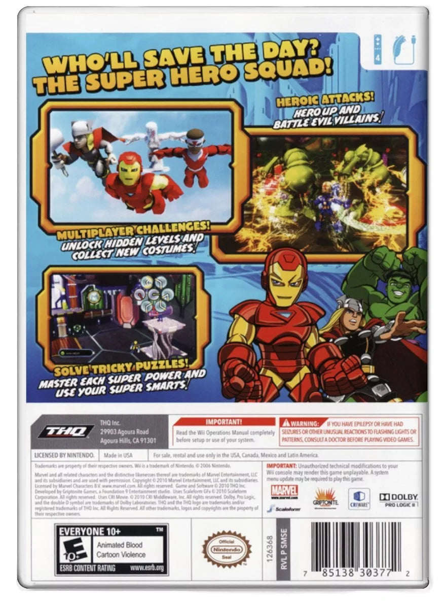 Infinity Nintendo Hero Gauntlet (Used) Super Squad pre-owned Marvel Wii -