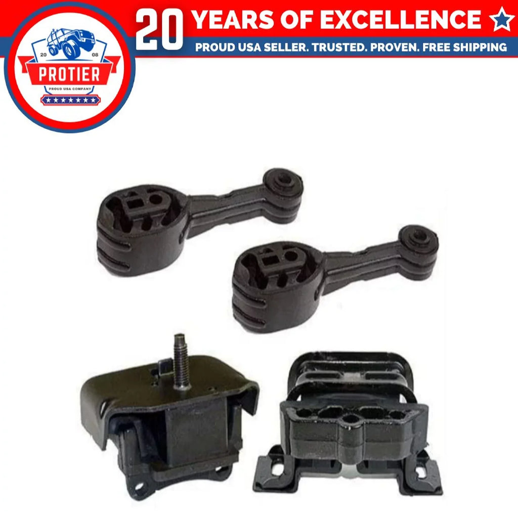 Series 4PCS Mount Trans SC/SL/SW Engine Saturn Set Fits 1.9L 1992-2002 Motor &