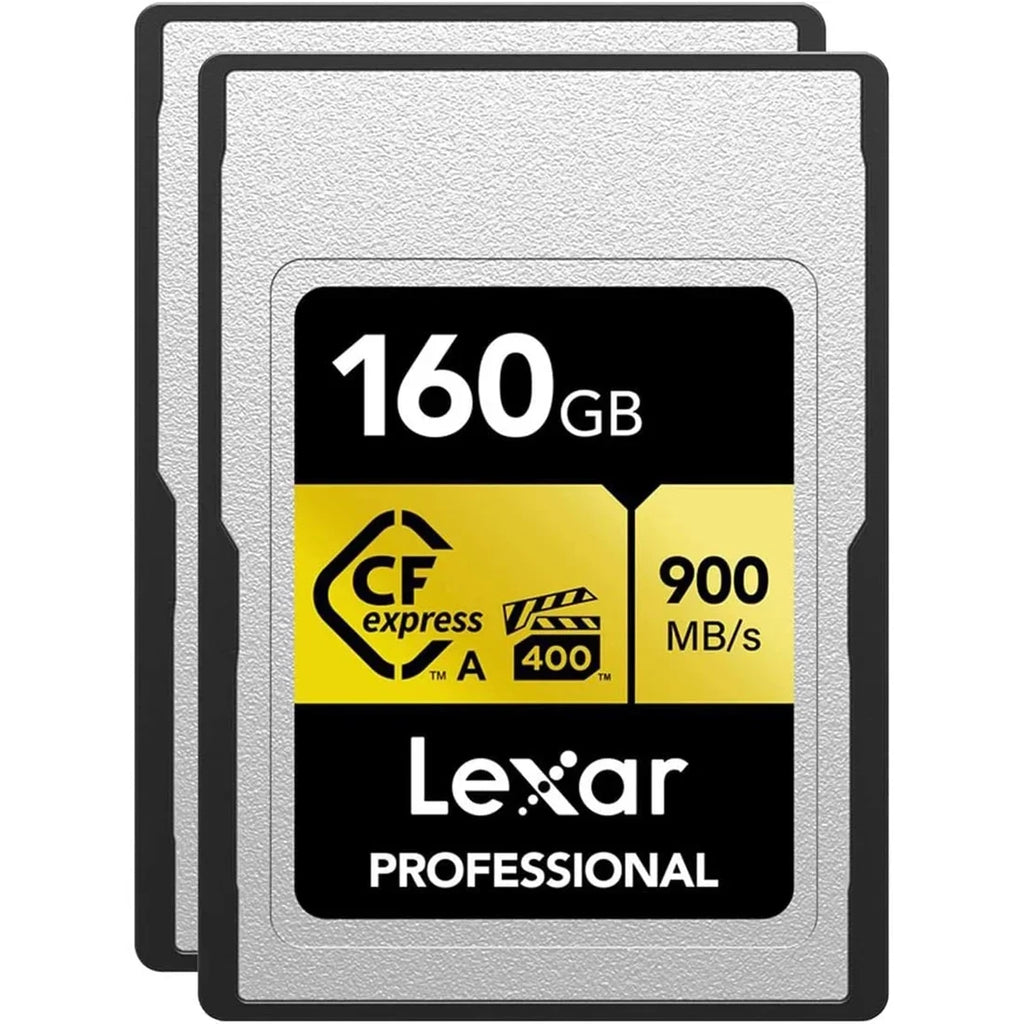 Card, Type A CFexpress 2 R900/W800 Memory Pack Gold Pro Lexar 160GB of