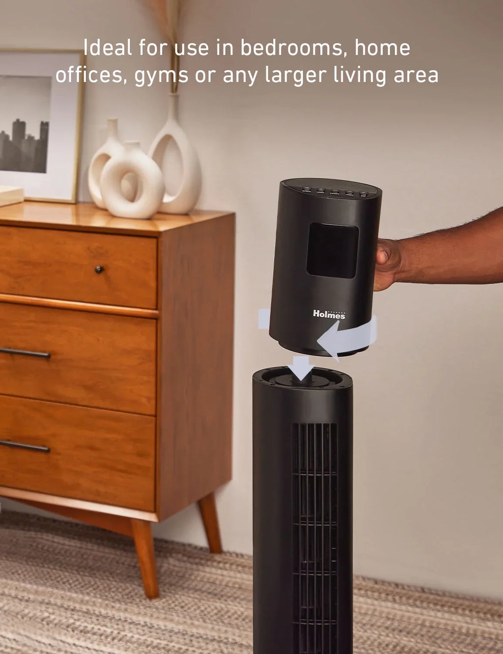 Clearread ”n” Stack Digital Tower Display With 45" Fan Connect Holmes