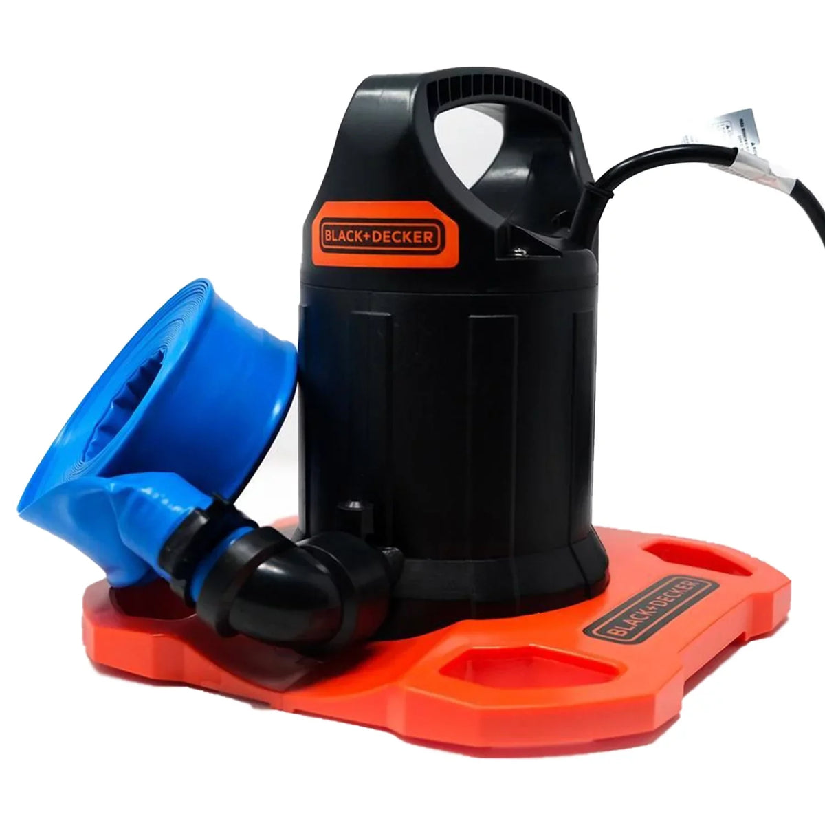Discharge Pump 1500 Submersible Automatic Black+Decker GPH with Cover Pool Hose
