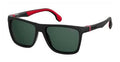 Men's Black/Green, CA5047/S Square 56 Carrera mm Sunglasses,