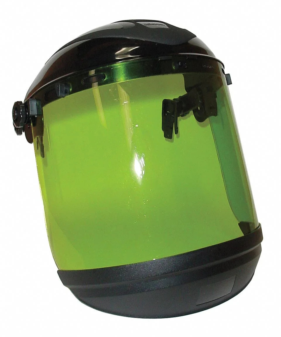 Mount, - 1 Universal, Faceshield, EA Sellstrom Flash (851-S31201) Black/Lt Green Arc Hat Hard