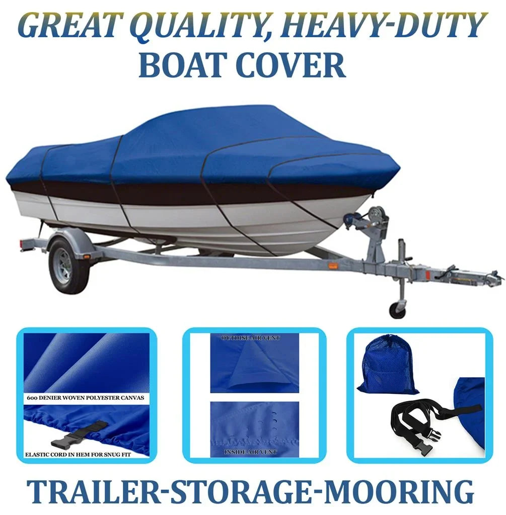 16 Compatible QUALITY BOAT CLASSIC DONZI COVER 1995-2014 GREAT BLUE, for