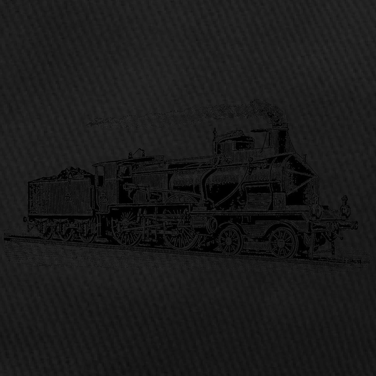 Black - TRAINS Canvas Hat Baseball VINTAGE - Cap Black Adjustable CafePress Cotton Printed