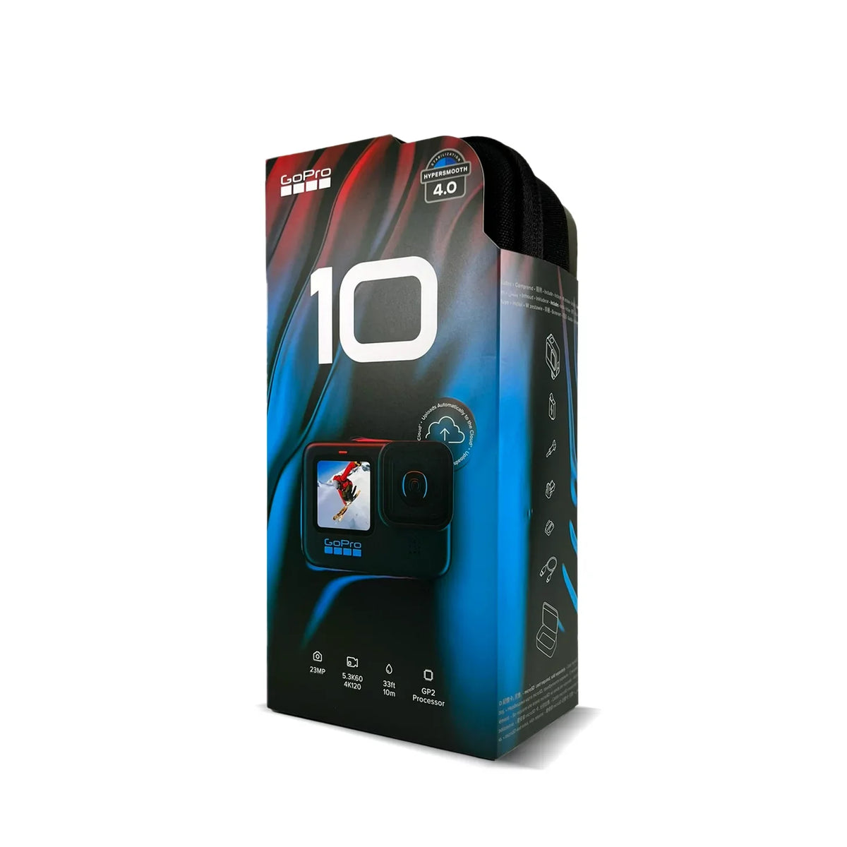 Touchscreen, (HDR), GoPro Digital Dynamic High HERO10 Camcorder, 5.3K, Black Range LCD