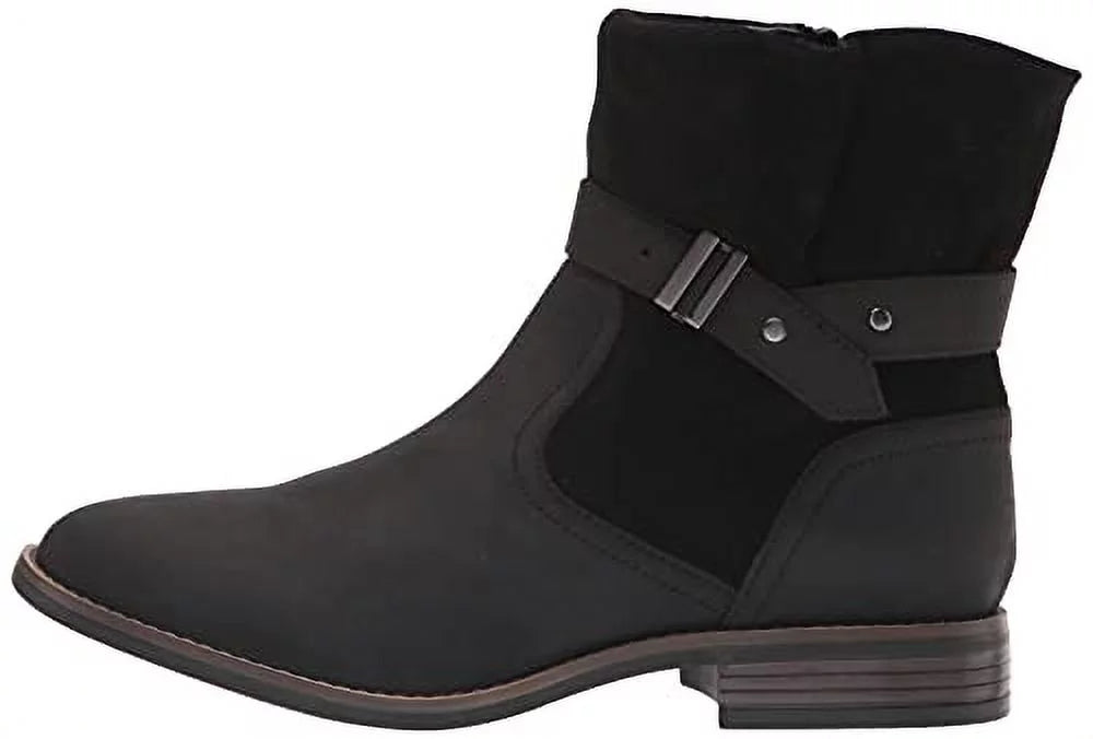 Clarks Camzin Black, Women's Strap 5 Fashion Boot,