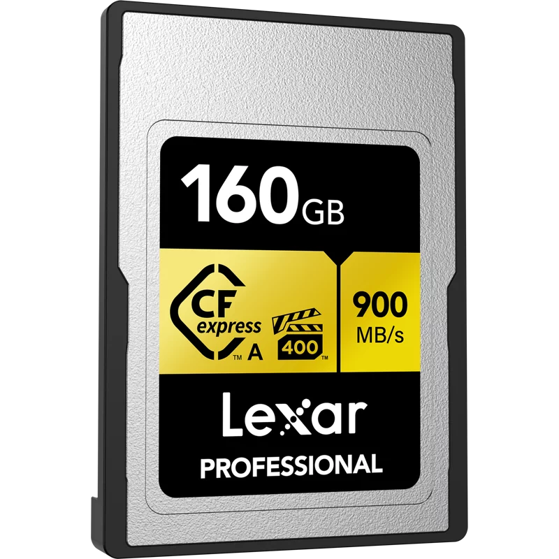 Card, Type A CFexpress 2 R900/W800 Memory Pack Gold Pro Lexar 160GB of