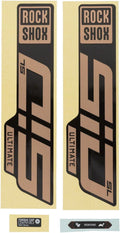 Rockshox Gloss Copper - Fork Ultimate 27.5"/29" Foil/High SL Decal SID Kit Matte
