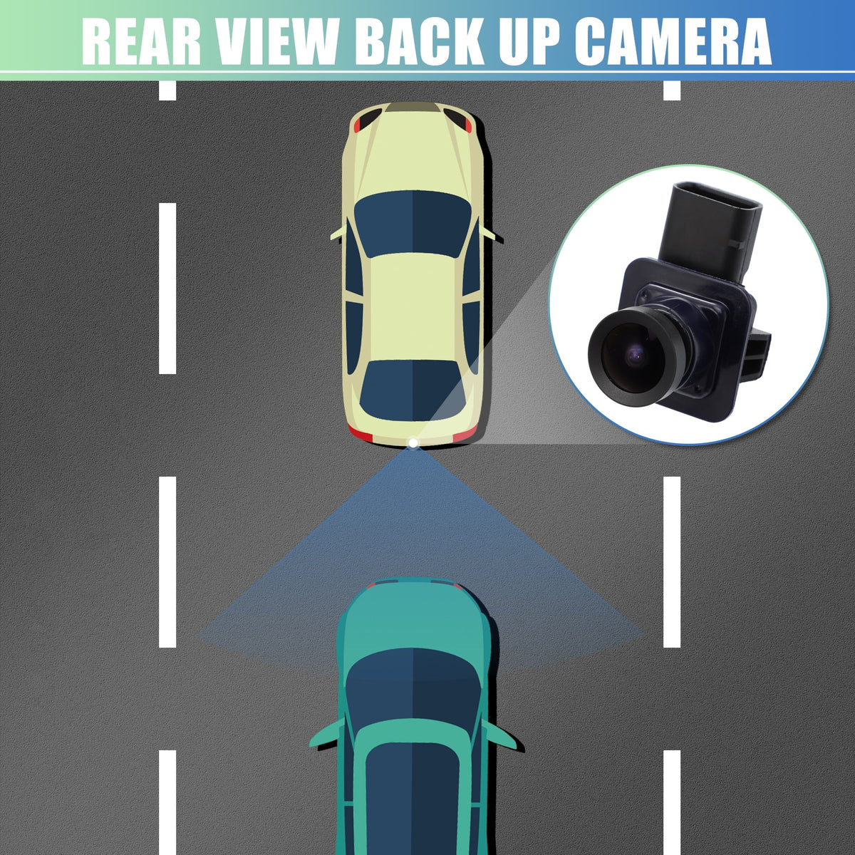Backup Ford Replace ET4Z-19G490-A Reverse Camera Up Camera Car Rear Parking Back 2013-2014 Waterproof View Edge for