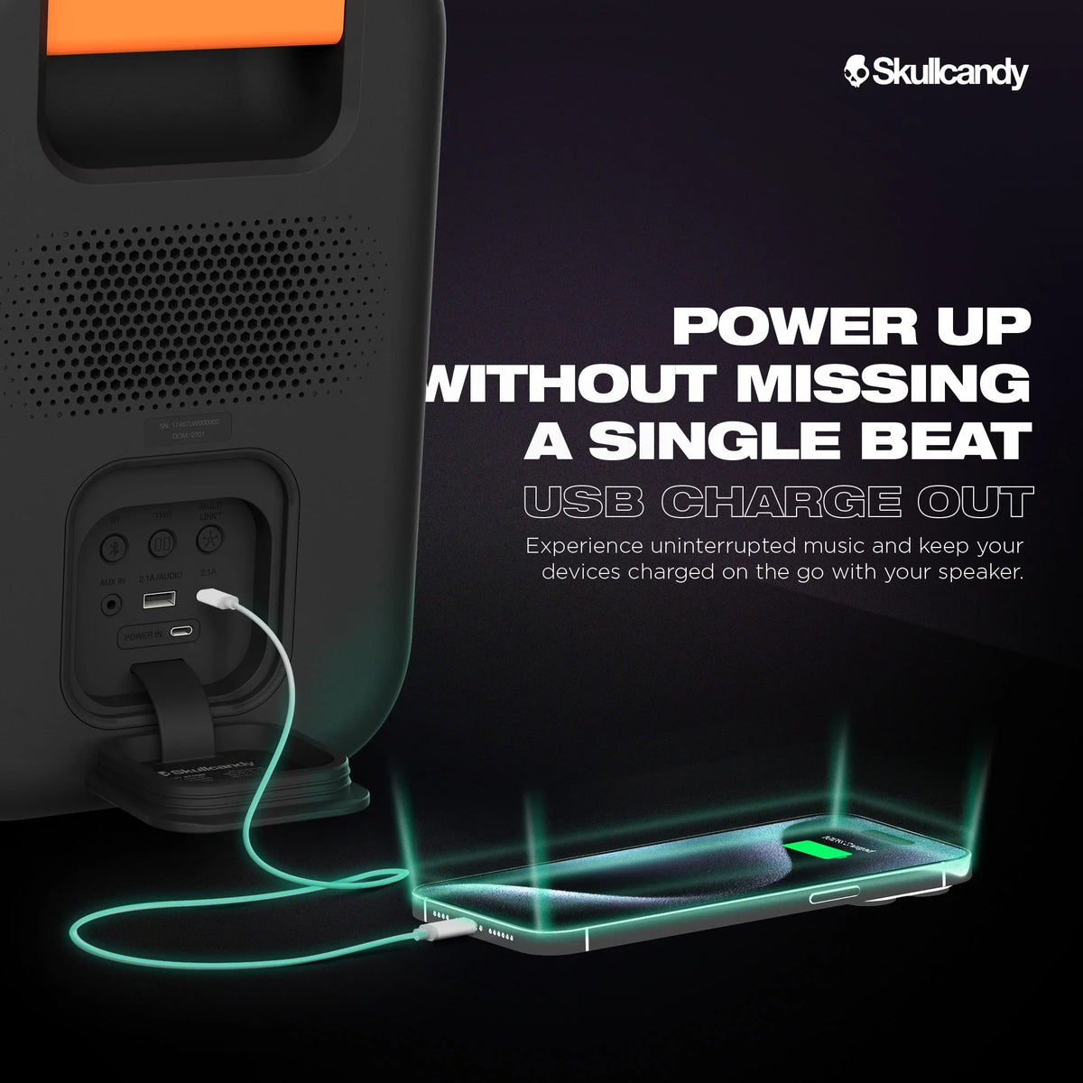 Stomp Speaker Xt, Skullcandy Party Black
