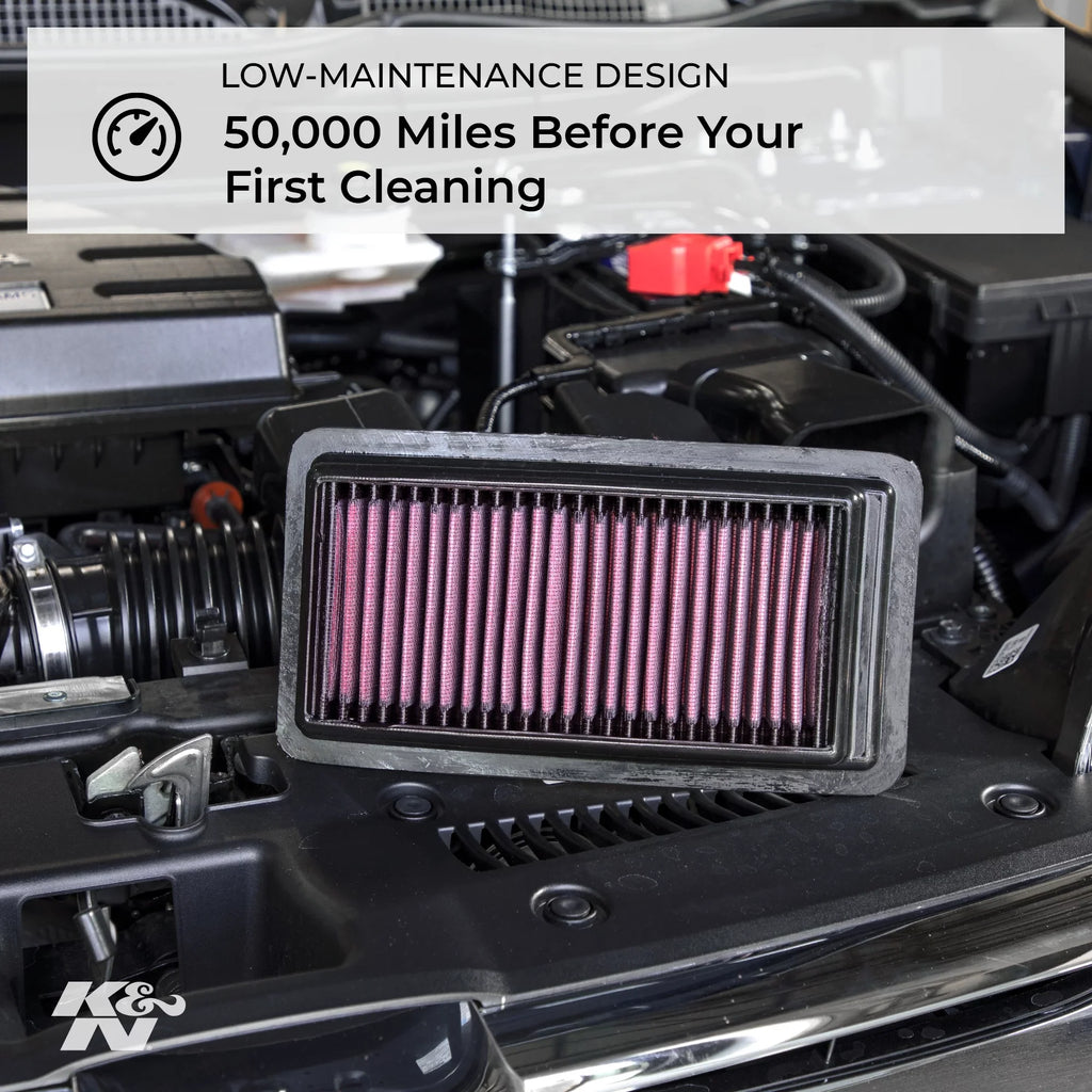 Air Premium, Replacement Performance, Washable, Filter: K&N High 33-2459 Filter: 2010-2016 Engine CR-Z, HONDA