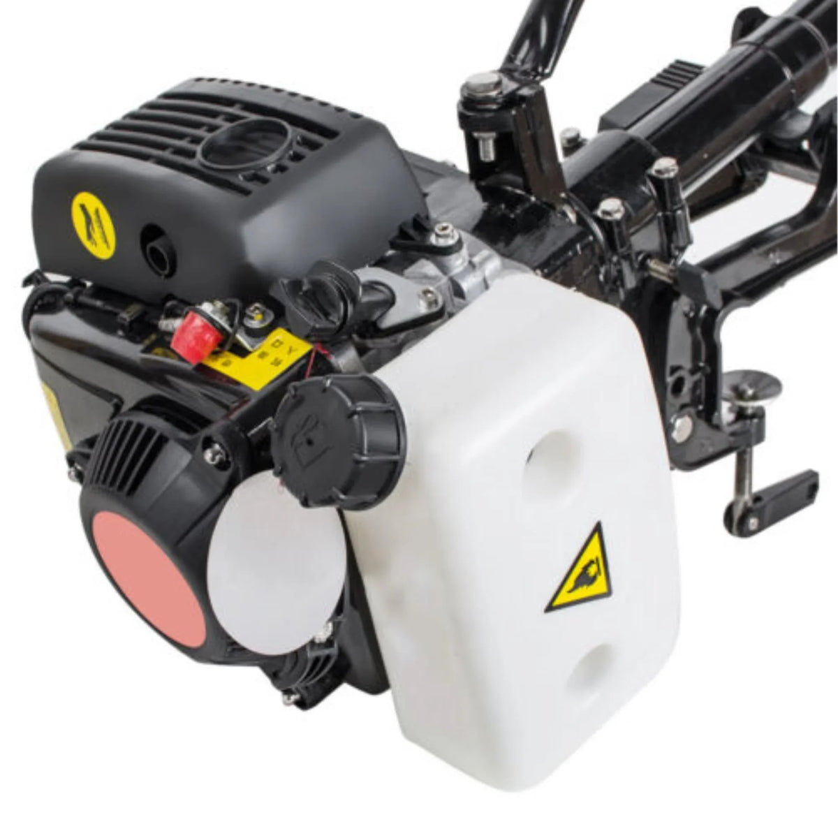 with Advanced System 4-Stroke HP Motor: Boat Air Outboard Cooling 55CC Efficient Engine Powerful 3.6