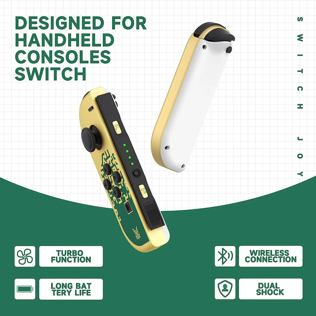 Dual & Replacement Switch, Nintendo for Joycons Control/Wake-up/Screenshot Right Controller Vibration/Motion for Controllers Switch Left with Wireless