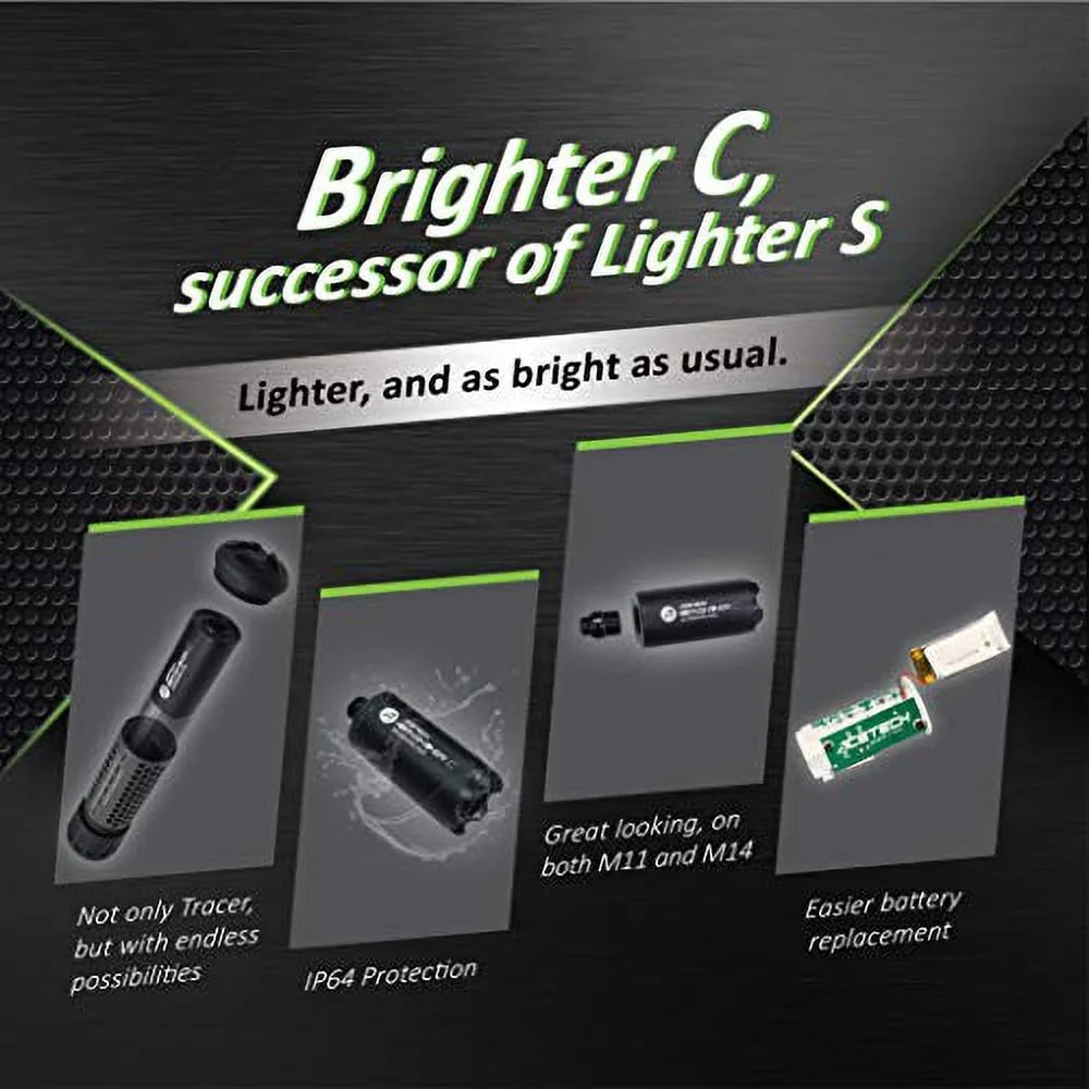 ACETECH-Brighter Unit, Rechargeable Lion-Battery Tr M11+ C and CCW, CW M14-