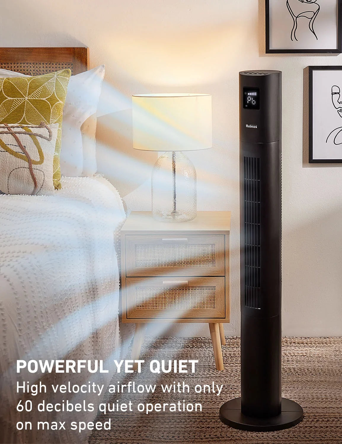 Clearread ”n” Stack Digital Tower Display With 45" Fan Connect Holmes