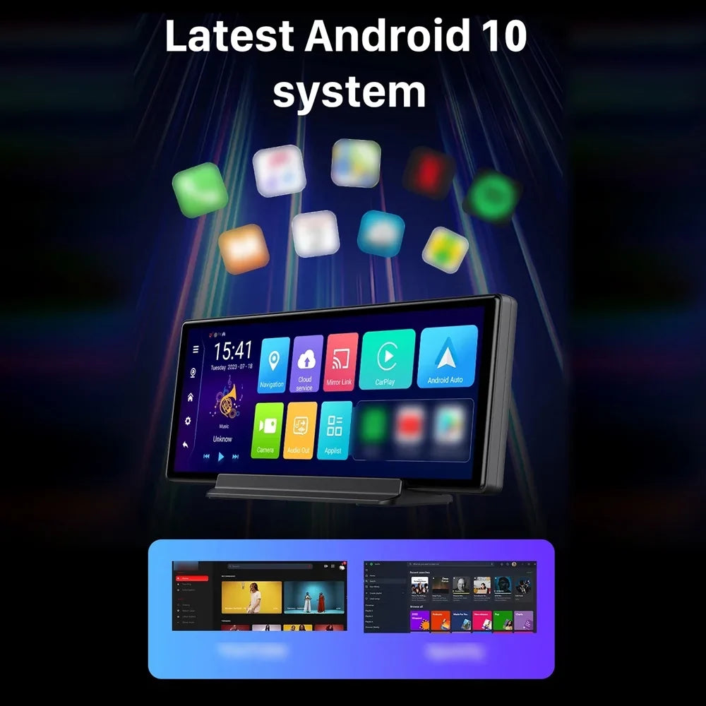 Center 10.0 Android Car Camera Wifi Display Adas Android Auto Console Dashcam,Dvr Dual Vision - Built-in 10.26 - Built-in 10.0 - Dashcam Camera Android Inch Assistance Android Vision Car Car Carevas