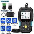 RD801 Scanner Code Romondes Oil Reader Truck OBD2 Reset Heavy DPF Diesel Tools Duty Diagnostic Truck Scanner