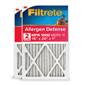 Filters Filtrete 11, MERV 1000 MPR 16x20x1 2 Allergen Filter, Air Defense,