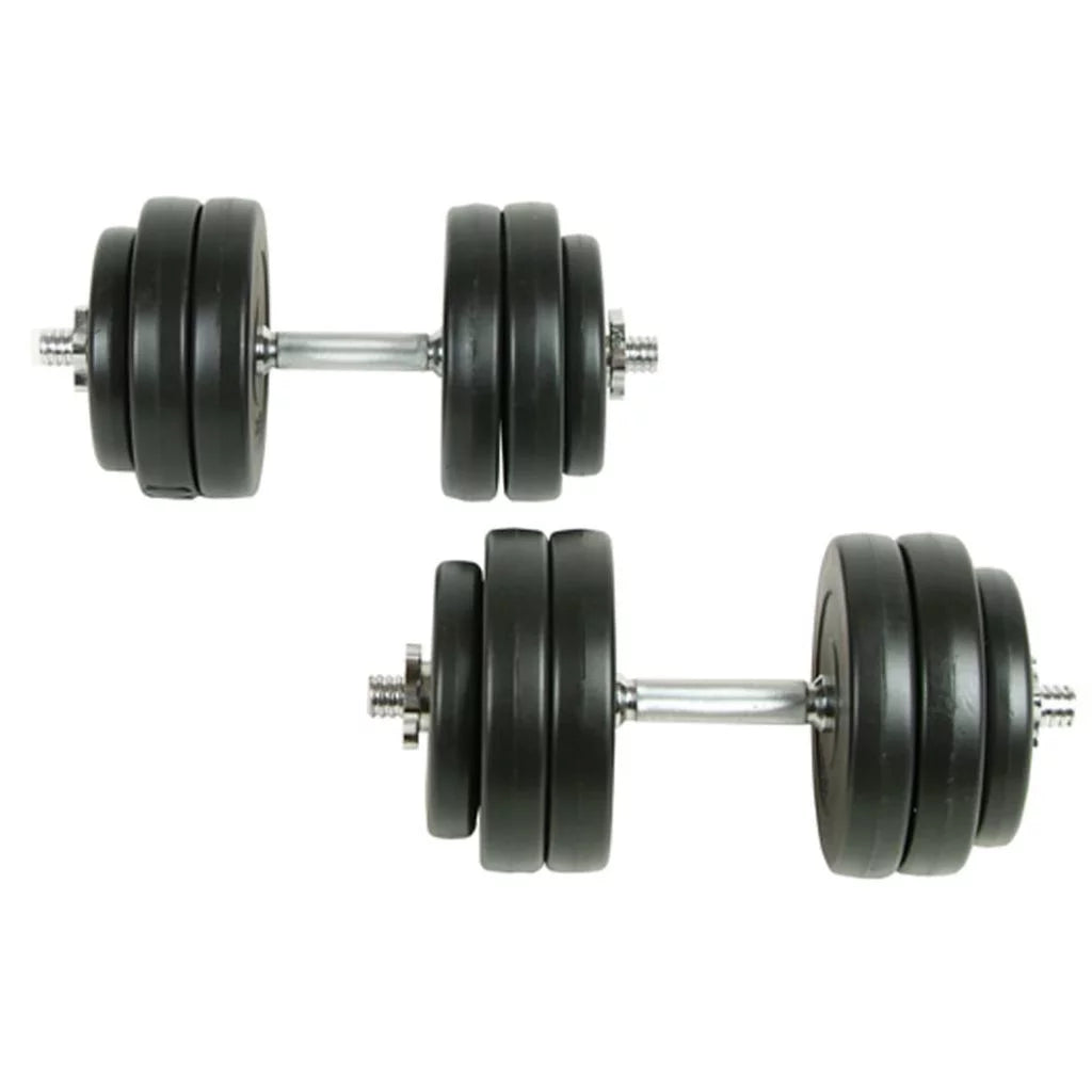 18-Piece Comprehensive Set Dumbbell Workout Versatile Weight of lb Home Options
