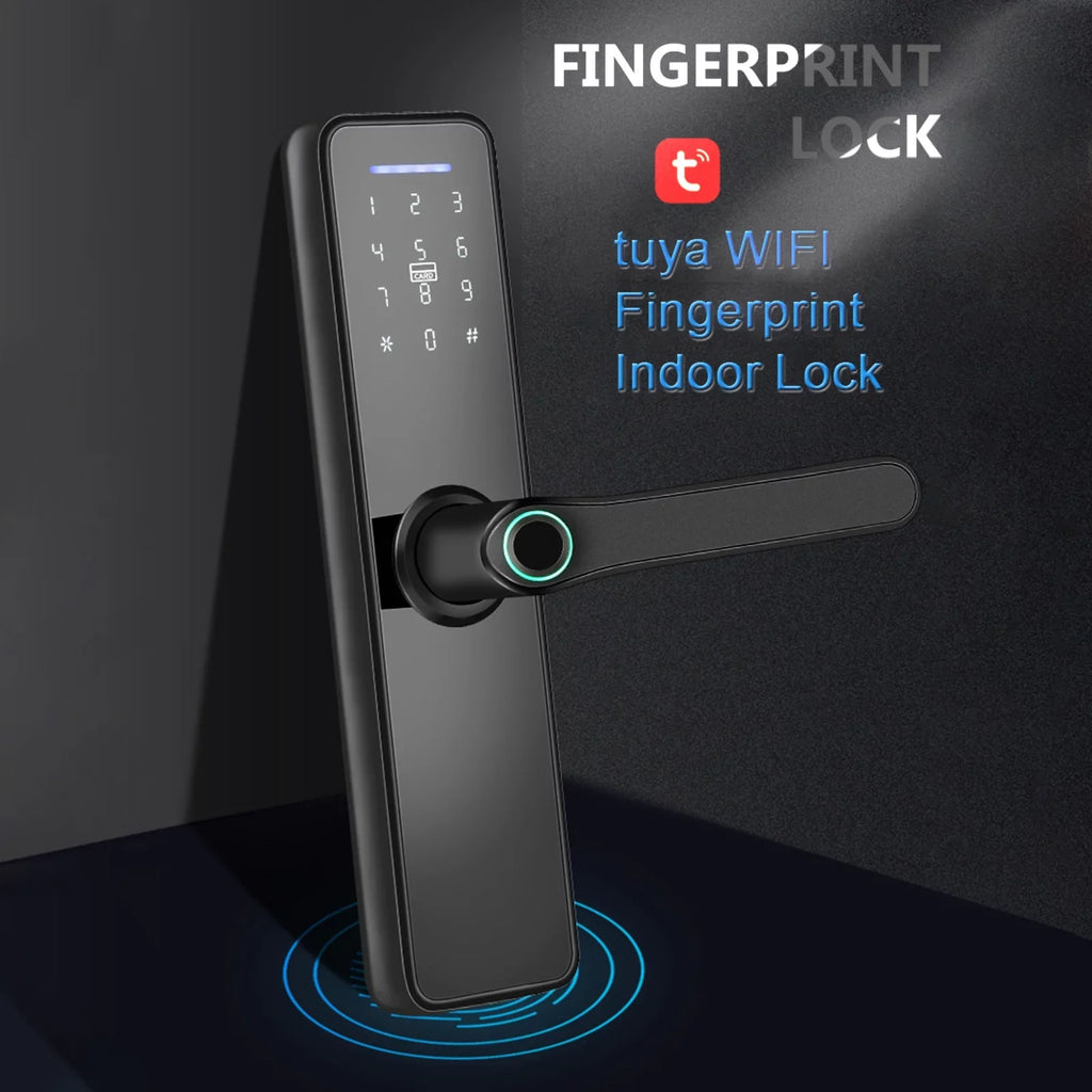 for Secure & Key Smart Touchscreen Door WAFU Office Mechanical Keypad Fingerprint Lock