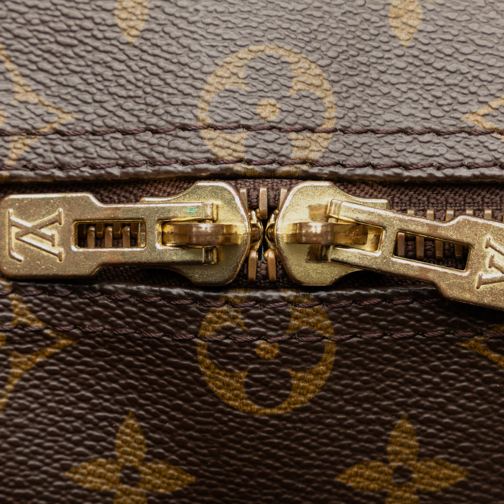 Bag 50 Travel Canvas Unisex Brown (Good) Vuitton Authenticated Monogram Keepall Pre-Owned WeekenderBag Louis